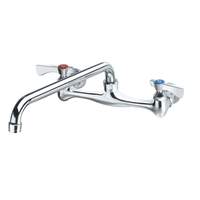 Krowne Metal 6in Wall Mount Spout Faucet with 8in Center LOW LEAD NSF - 12-806L 