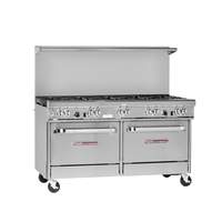 Southbend Ultimate 60" Gas 10 Burner Restaurant Range 2 Standard Ovens - 4601DD