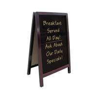 Update International A-Style Wood Frame Write-On Sign 25in x 42in - ASIGN-2542