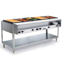 Vollrath 4 Well Electric Hot Food Table stainless steel with Cutting Board 2800W - 38104 