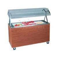 Vollrath 60" Mobile Refrigerated Cold Food Station w/ Lights Cherry - R3877660
