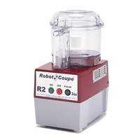 Robot Coupe 3 Quart Clear Food Cutter Mixer w/ Stainless S Blade 1HP - R2BCLR
