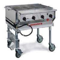Magikitch'n 30" S/S Magicater Transportable Gas Grill w/ 20 Lb. Holder - MCSS-30