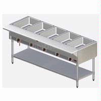 APW Wyott Electric 2 Sealed Well Hot Food Steam Table Stainless Legs - SST-2S