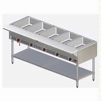 APW Wyott Electric 5 Sealed Well Hot Food Steam Table with S/s Legs - SST-5S