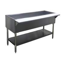 APW Wyott 48" Cold Well Buffet Table Stationary Galvanized Undershelf - CT-3