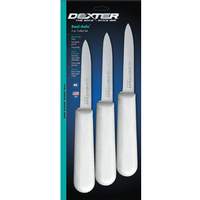 Dexter Russell Sani-Safe 3.25in Cooks Style Paring Knife - 3 Per Pack - S104-3PCP 