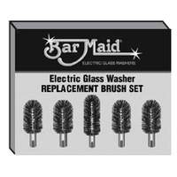 Bar Maid Standard Replacement Brush Set For BarMaid Glass Washers - BRS-1722