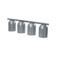 Nemco Chain Hung Single Row Suspension Bar Heat Lamp w/ 4 Bulbs - 6006-4