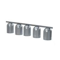 Nemco Chain Hung Single Row Suspension Bar Heat Lamp w/ 5 Bulbs - 6006-5