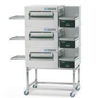 Lincoln 56" Triple Stack Gas Digital Conveyor Oven Package - 1180-3G