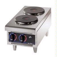 Star-Max 2 French Style Burner Countertop Electric Hot Plate - 502FD