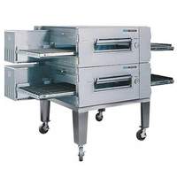 Lincoln 80in Double Stack Digital Gas FastBake Conveyor Oven Package - 1600-FB2G 