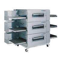Lincoln 80in Triple Stack Gas FastBake Impinger Conveyor Oven Package - 1600-FB3G 