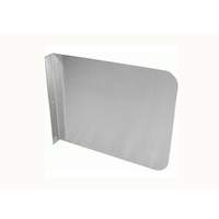 GSW USA 20" x 20" Wall Mount Stainless Steel Splash Guard - SP-S1820