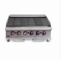 APW Wyott 24" Heavy Duty Lava Rock Charbroiler 80,000 BTUs Natural Gas - HCRB-2424I