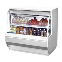 Turbo Air 48.5" Low Profile Deli Case Cooler Curved Glass with 1 Shelf - TCDD-48L-W(B)-N