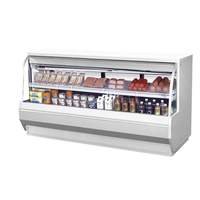 Turbo Air 96.5" Low Profile Deli Case Cooler Curved Glass 2 Shelves - TCDD-96L-W(B)-N