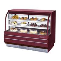 Turbo Air 60.5in Dry Bakery Display Case Refrigerated Curved Glass - TCGB-60-CO-R