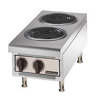 Toastmaster Dual Burner Coil Style Electric Countertop Hot Plate - TMHPE