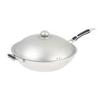 Adcraft Stainless Steel Induction Wok Pan - IND-WOK
