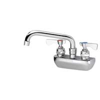 Krowne Metal Royal 6in Swing Spout Faucet Wall Mount - 4in Center LOW LEAD - 14-406L 