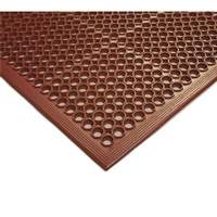 APEX Foodservice Mats 3' x 5' Competitor Grease Resistant Bar & Kitchen Mat - T30U0035RD