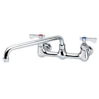 Krowne Metal Royal 16in Swing Spout Faucet 8in Center Splash Mount LOW LEAD - 14-816L 