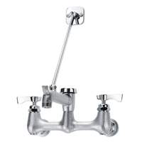 Krowne Metal Royal Series 8in Wall Mount Service Faucet - 6.5in Spout - 16-127 