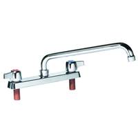 Krowne Metal Royal 8in Swing Spout Deck Mount Faucet 8in Center LOW LEAD - 15-508L 
