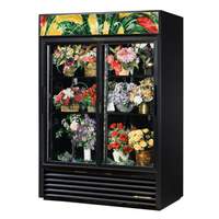 True 47 Cu.ft Floral Merchandiser Cooler w/ 2 Sliding Glass Doors - GDM-47FC-HC-LD