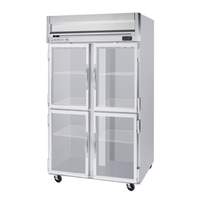 beverage-air 46cuft Horizon Series Glass Four Door Reach-In with stainless steel Sides - HRP2HC-1HG 