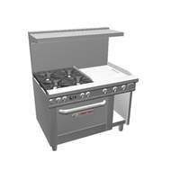 Southbend Ultimate 48in Range with 4 Non-clog Burners & Convection Oven - 4481AC-2gl 