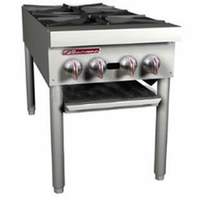 Southbend 18in Gas Stock Pot Range with 2 Burners Manual Controls - SPR-2J-FB 