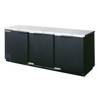 beverage-air 95in Three-Section Backbar Cooler with Black Exterior - BB94HC-1-B 