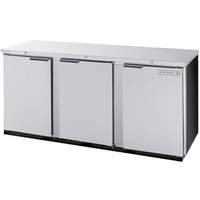 Beverage Air 95" Three-Section Backbar Cooler W/ S/S Exterior - BB94HC-1-S
