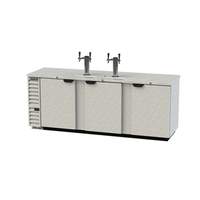 beverage-air stainless steel 5 Keg Capacity Direct Draw Cooler with 2 Dual Columns - DD94HC-1-S 