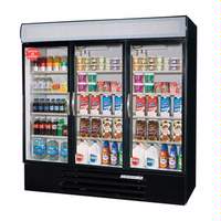 Beverage Air 72 CuFt MarketMax Three-Door Reach-In Cooler Merchandiser - MMR72-1