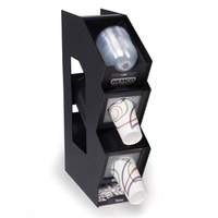 Nemco Countertop Angled Cup Dispenser w/ 2 Cup Tubes - 88400-CDA