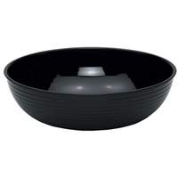 Cambro Camwear 10in Round Ribbed Serving Bowl Black - RSB10CW110 