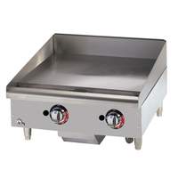 Star-Max 24in Thermostatic Gas Griddle w/ Safety Pilot - 624TSPF