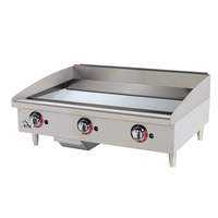 Star-Max 36in Chrome Thermostatic Gas Griddle - 636TCHSF 
