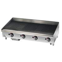 Star-Max Countertop 48in Lava Rock Gas Charbroiler - 6048cuft 