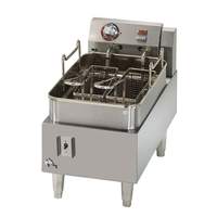 Star-Max 530TF Electric Countertop Fryer – 208/240V – 30 lb Oil Capacity -  Twin Pots/Single Basket - Star Manufacturing