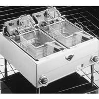 Wells Countertop Dual Pot 30lb Electric Deep Fryer w/ Basket Lifts - F-68