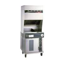 Wells Ventless Exhaust Range w/ Oven, Griddle & Hot Plates - WVOC-2HFG