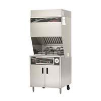 Wells 15 lb Electric Ventless Dual Open Fryer - Stainless steel - WVF-886