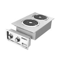 Wells Built-In Double Spiral Burner Electric Hot Plate - H-636