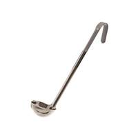 Browne Foodservice 4oz Serving Ladle Stainless 13in Long with Gray Handle - 9944GRY 