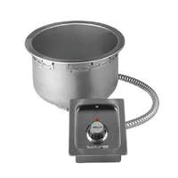 Wells Built-In 4 Qt. Infinite Control Round Hot Food Well & Drain - SS-4D-120